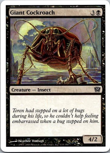 Giant Cockroach C 8ED #135 NM MTG Magic