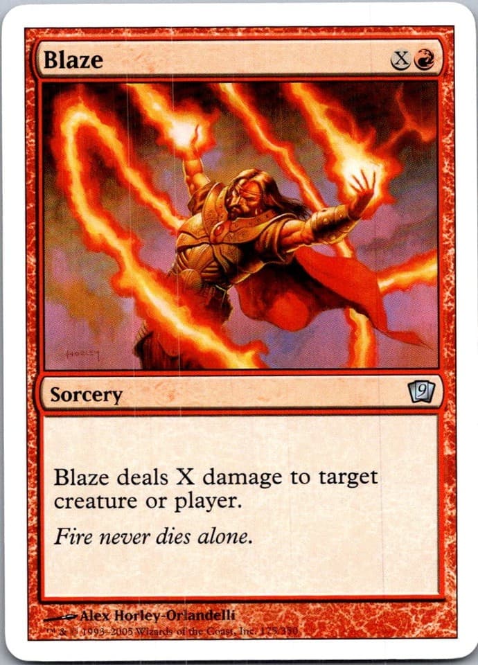 Blaze U 8ED #177 LP MTG Magic