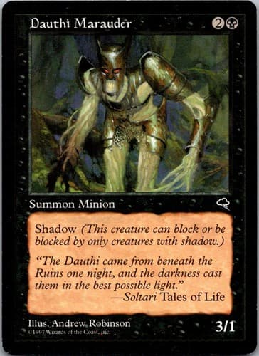 Dauthi Marauder C TMP #123 LP MTG Magic