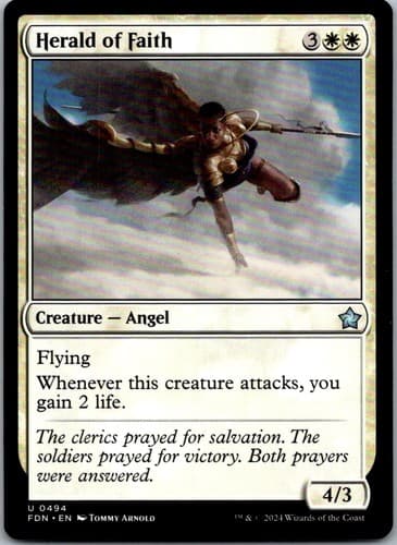 Herald of Faith U M19 #13 NM MTG Magic
