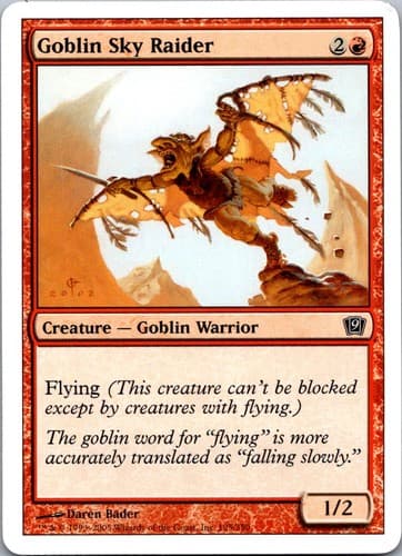 Goblin Sky Raider C 9ED #195 NM MTG Magic