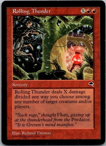 Rolling Thunder C TMP #198 LP MTG Magic