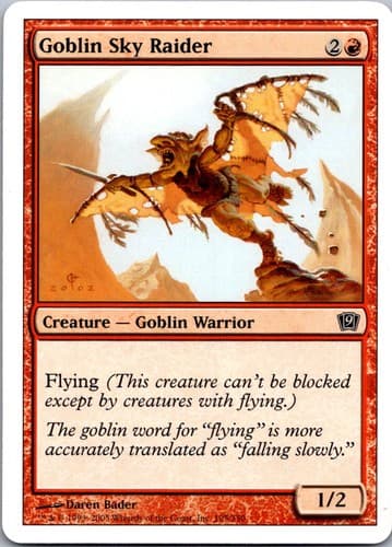 Goblin Sky Raider C 9ED #195 NM MTG Magic