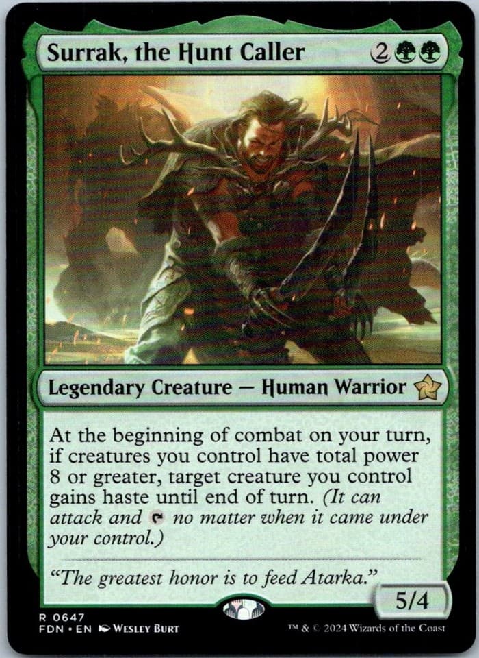 Surrak, the Hunt Caller () R Foundations 647 NM