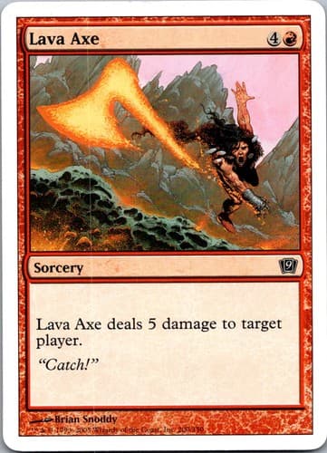 Lava Axe C 9ED #200 NM MTG Magic