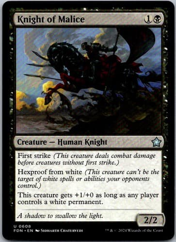 Knight of Malice U DOM #97 NM MTG Magic