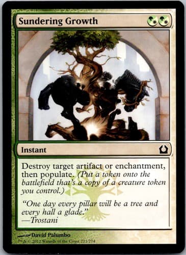 Sundering Growth C RTR #223 NM MTG Magic