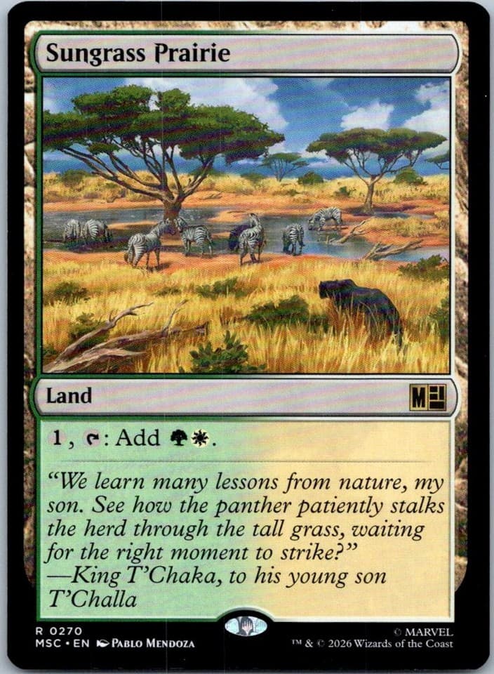 Sungrass Prairie R Commander: Marvel Super Heroes 270 NM