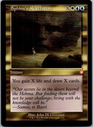 Sphinx's Revelation (Retro Frame) M BRC #130 NM MTG Magic
