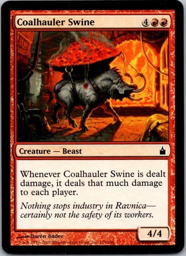 Coalhauler Swine C RAV #119 NM MTG Magic