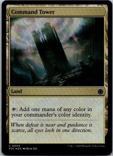 Command Tower () C CMR #479 NM MTG Magic