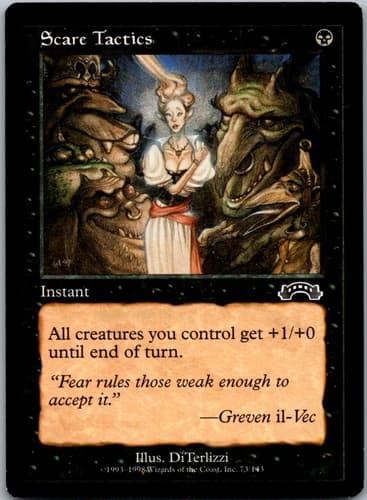 Scare Tactics C EXO #73 NM MTG Magic