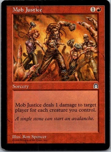 Mob Justice C STH # NM MTG Magic