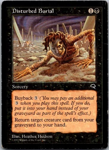 Disturbed Burial C TMP #129 NM MTG Magic