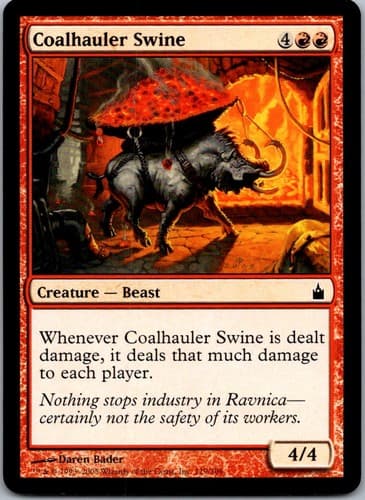 Coalhauler Swine C RAV #119 NM MTG Magic