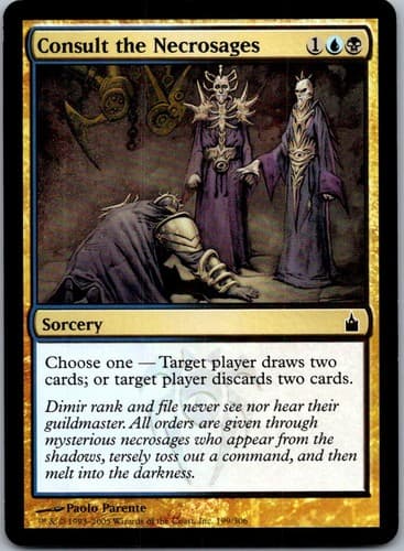 Consult the Necrosages C RAV #199 NM MTG Magic