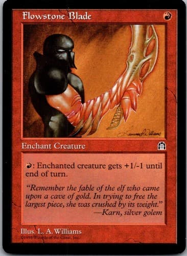 Flowstone Blade C STH # NM MTG Magic