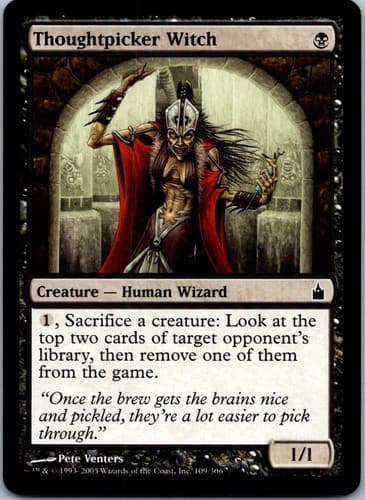 Thoughtpicker Witch C RAV #109 NM MTG Magic