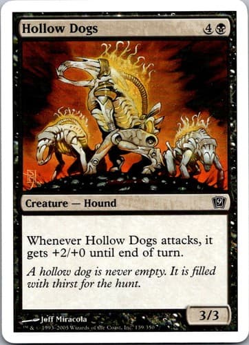 Hollow Dogs C 9ED #139 NM MTG Magic
