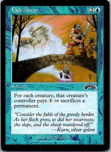 Fade Away C EXO #34 NM MTG Magic