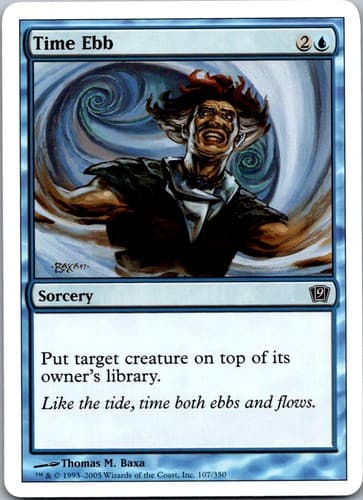 Time Ebb C 9ED #107 NM MTG Magic