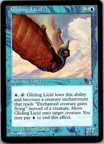 Gliding Licid U STH # NM MTG Magic
