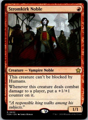Stromkirk Noble R FDN #632 NM MTG Magic