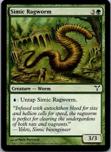 Simic Ragworm C DIS #93 NM MTG Magic