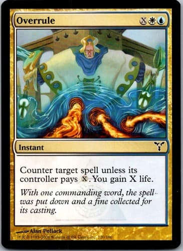 Overrule C DIS #120 NM MTG Magic