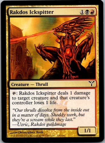 Rakdos Ickspitter C DIS #128 NM MTG Magic