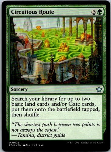 Circuitous Route U LIST #125/259 NM MTG Magic