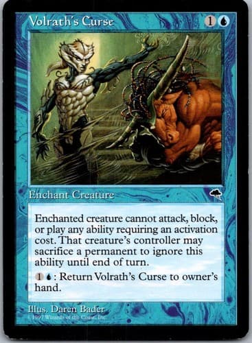 Volrath's Curse C TMP #101 NM MTG Magic