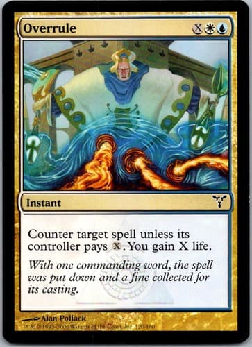 Overrule C DIS #120 NM MTG Magic