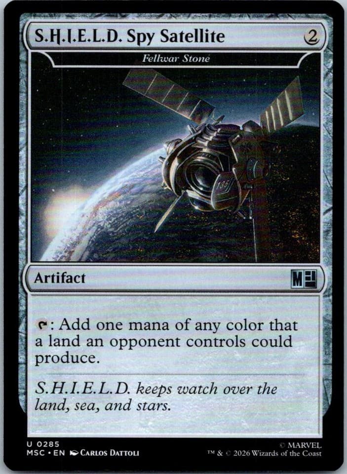 S.H.I.E.L.D. Spy Satellite - Fellwar Stone U Commander: Marvel Super Heroes 285