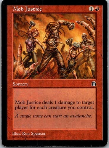 Mob Justice C STH # NM MTG Magic