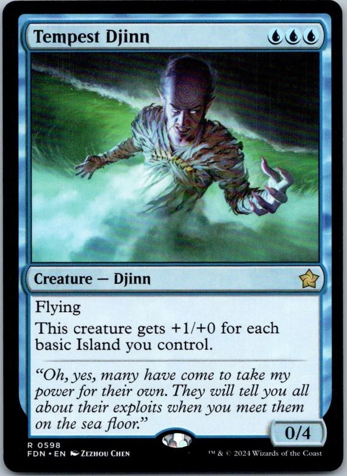 Tempest Djinn () R Foundations 598 NM