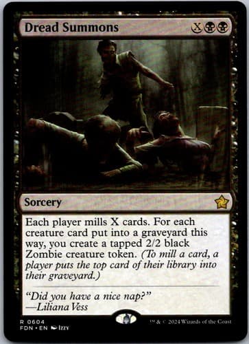 Dread Summons R NCC #249 LP MTG Magic