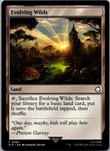 Evolving Wilds C PIP #263 LP MTG Magic