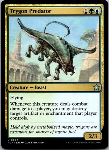 Trygon Predator U FDN #667 NM MTG Magic
