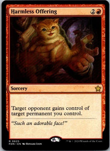 Harmless Offering R PRE #131 NM MTG Magic