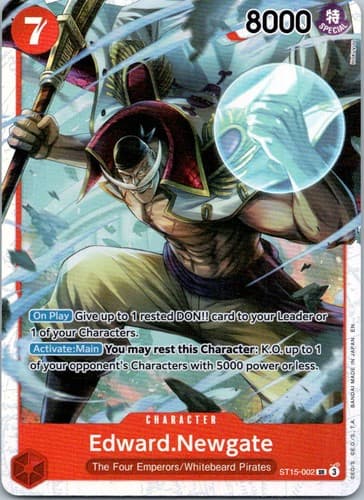 Edward.Newgate () SR Starter Deck 15: RED Edward.Newgate ST15 - 002 NM