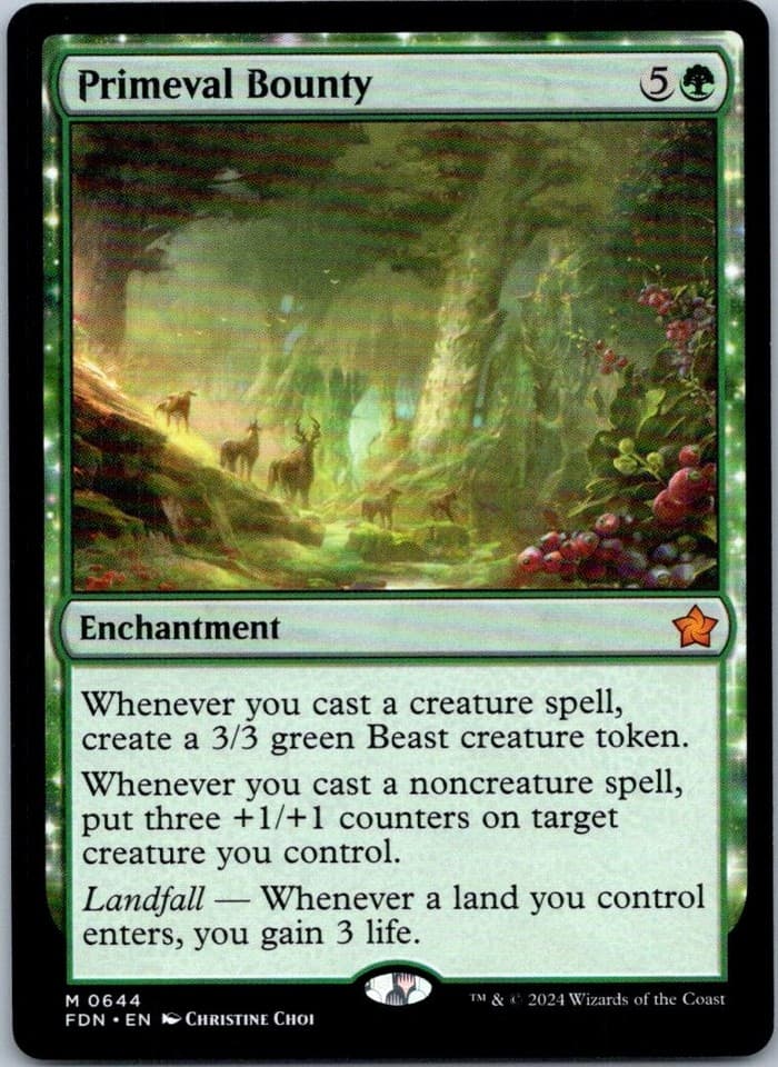 Primeval Bounty M Foundations 644 NM