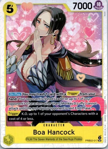 Boa Hancock SR Premium Booster - The Best - Vol. 2 PRB02 - 017 NM