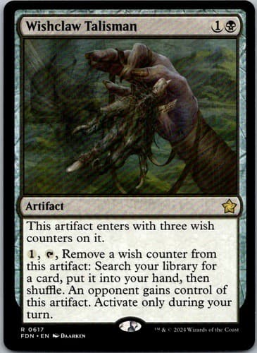 Wishclaw Talisman R PRE #110 NM MTG Magic