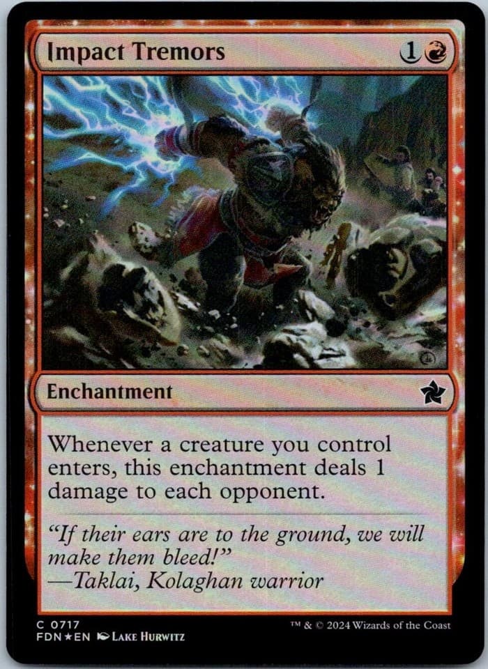 Impact Tremors C Foundations 717 NM
