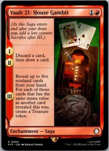 Vault 21: House Gambit R PIP #69 LP MTG Magic