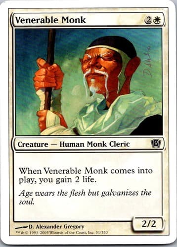 Venerable Monk C DDC #5 NM MTG Magic