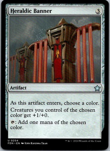Heraldic Banner U LIST #222/269 NM MTG Magic