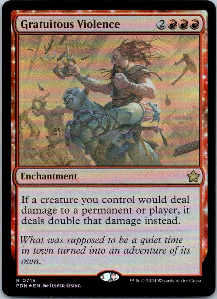 Gratuitous Violence R Foundations 715 NM