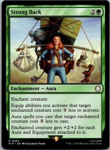 Strong Back R PIP #611 LP MTG Magic